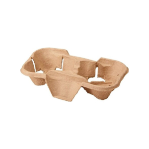 Держатель для 2 стаканов (крафт. натурал), 150 шт